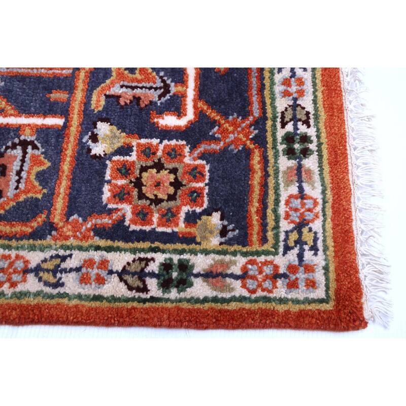 ECARPETGALLERY Hand-knotted Serapi Heritage Dark Copper Wool Rug - 7'10 x 10'0