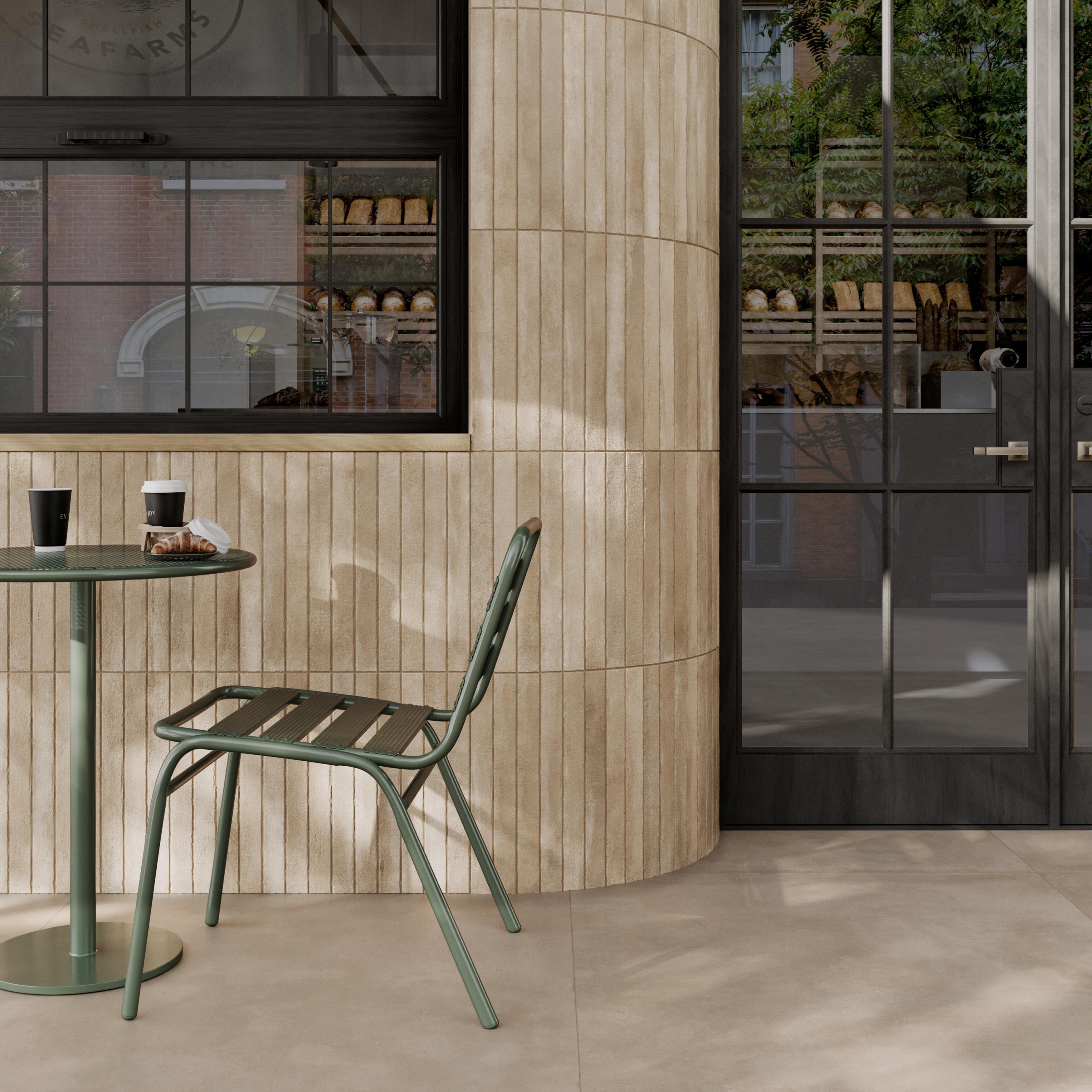 Merola Tile Tucson Beige 1-7/8" x 17-3/4" Italian Porcelain Floor and Wall Tile