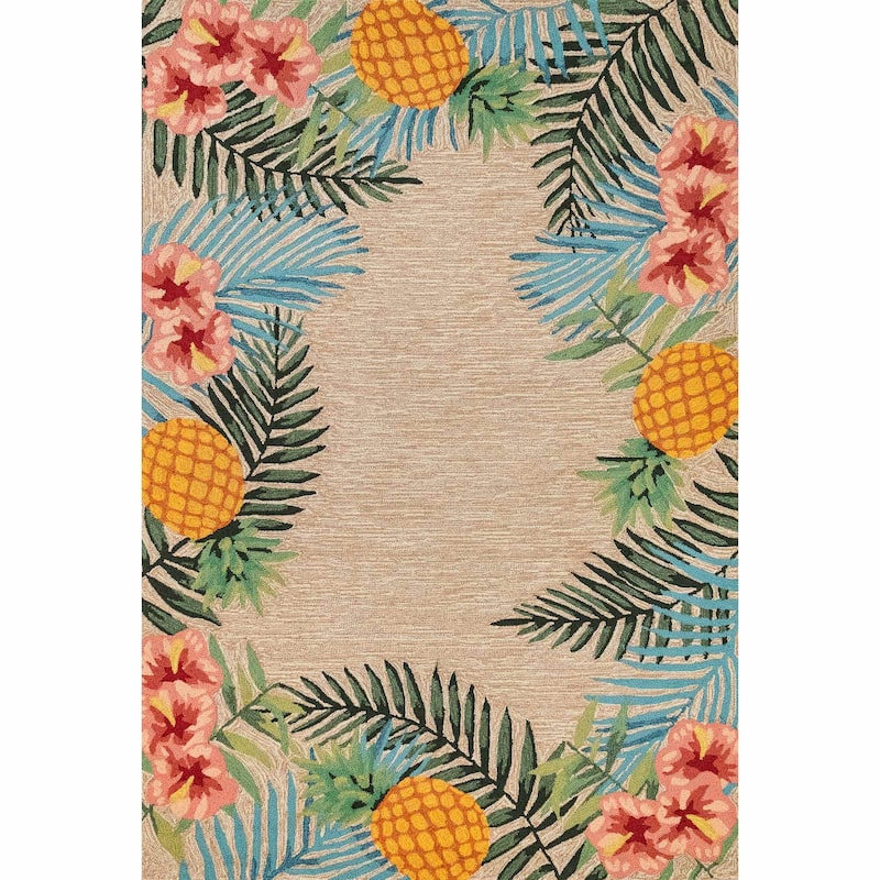 Liora Manne Ravella Tropical Indoor/Outdoor Rug - 5' x 7'6"