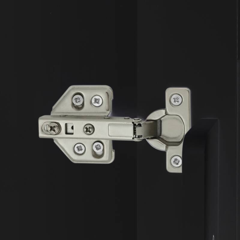 46'' Kitchen Island with Drop Leaf, 3 Tier Pull Out Cabinet Organizer, Towel Rack and 2 Drawers - 46'' x 29.5'' x 37''