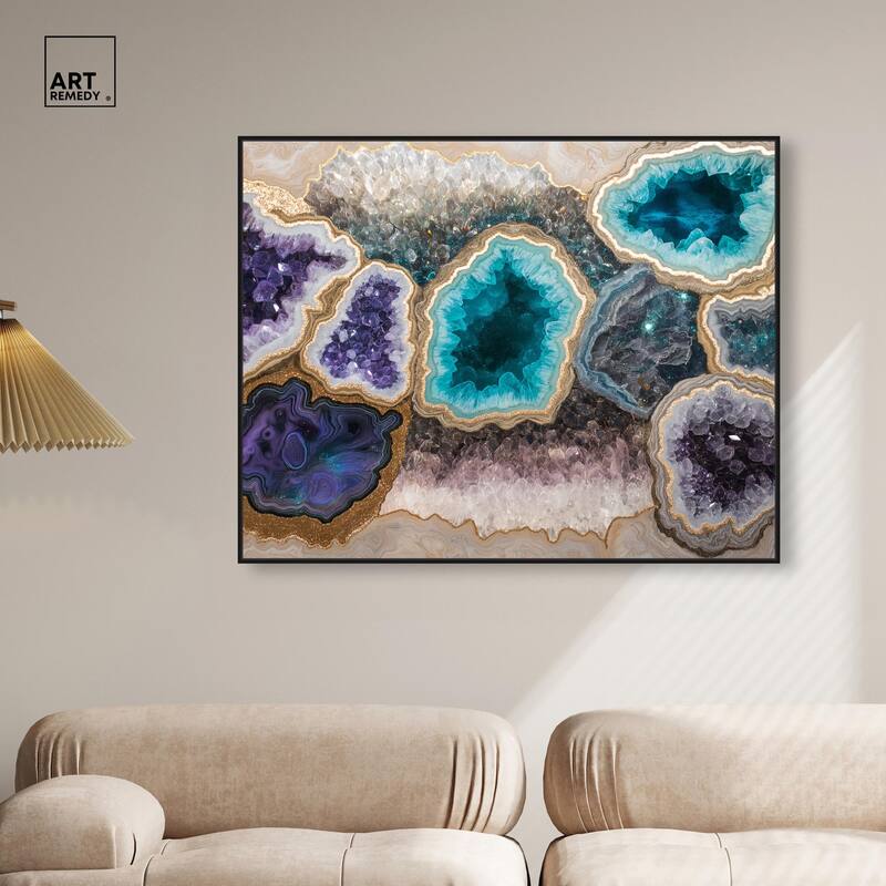 Mineral Multiverse Canvas by Art Remedy