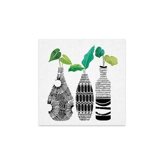 Tribal Vases Trio Print On Acrylic Glass by Modern Tropical - Bed Bath ...