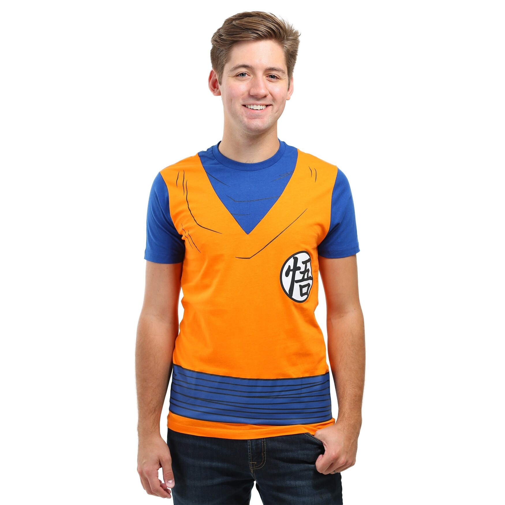 Shop Dragonball Z Goku Costume T Shirt For Men Overstock 18402433