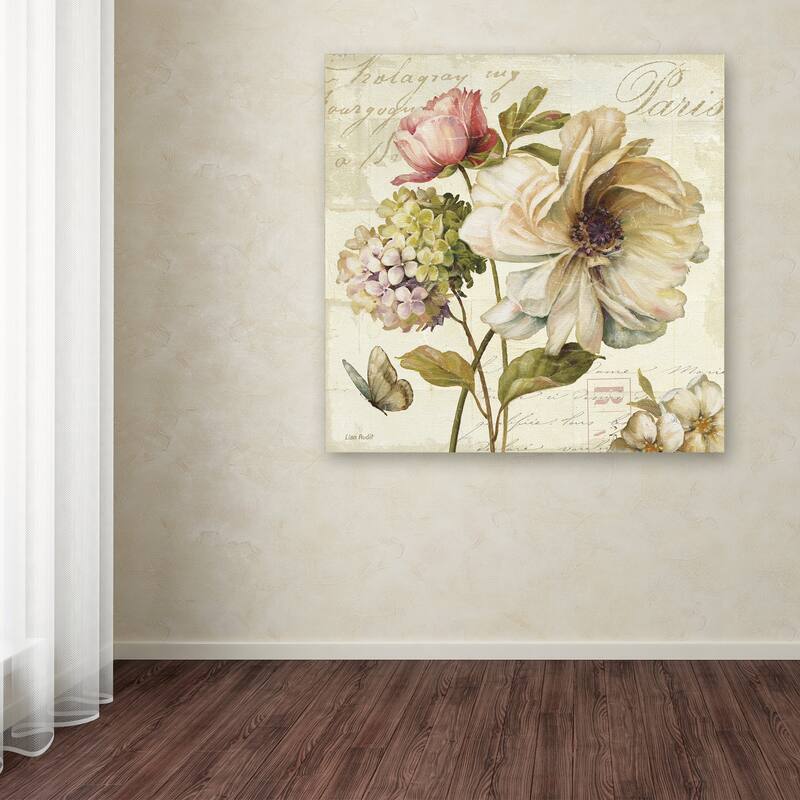Lisa Audit 'Marche de Fleurs II' Canvas Art