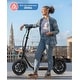 preview thumbnail 6 of 8, Foldable Electric Scooter with Seat and Basket for Adults