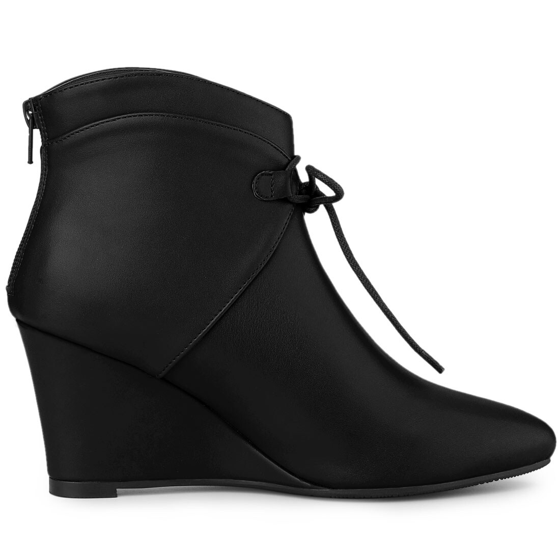 black wedge booties target