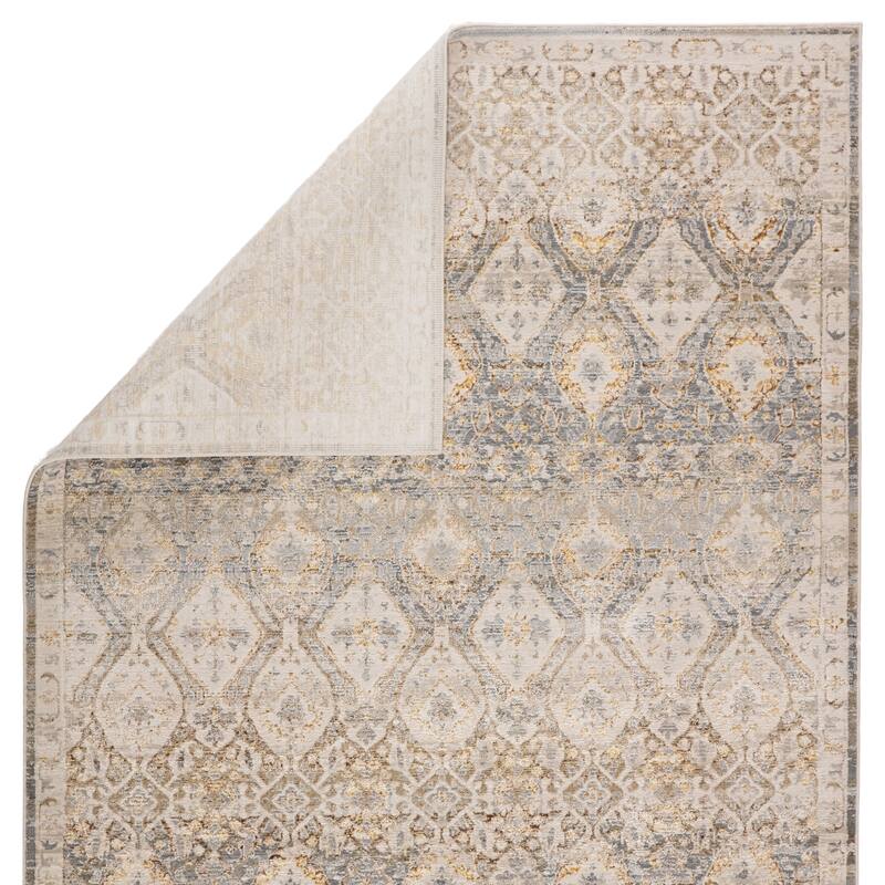 Hakeem Oriental Gray/ Gold Area Rug