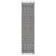 preview thumbnail 1 of 5, LOOM & LUXE Collection 2X8 White/Traditional Indoor/Outdoor Area Rug - 96" D x 26" W x 0.28" H