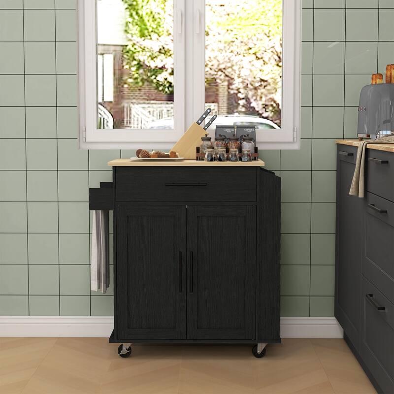 Kitchen Island With Storage(no include stool)