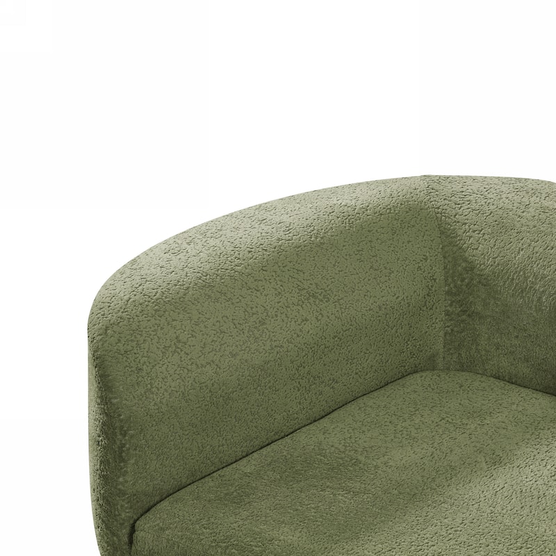 116" Polyester Modern 4-Seater Sofa with High-Density Sponge Construction