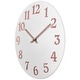 preview thumbnail 23 of 24, Infinity Instruments Vogue 12-inch Round Wall Clock - 12 x 1.25 x 12