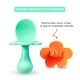 preview thumbnail 4 of 6, Grabease Baby Spoons, Toddler Utensils, Baby Spoon Toddler Forks, 2 Sets, Mint and Orange