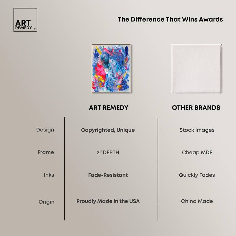 Colorburst Mirage Canvas by Art Remedy