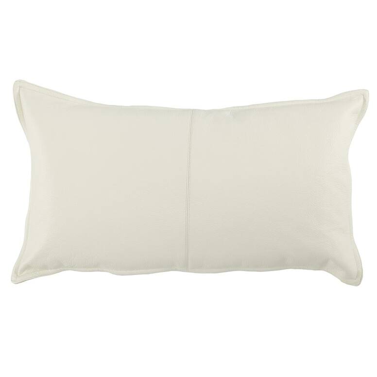 Strick & Bolton Lindi Leather Throw Pillow