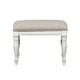 preview thumbnail 3 of 4, Magnolia Manor Antique White Accent Bench - Width 24" x Depth 16" x Height 19"