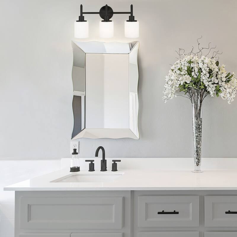 Aubrey Transitional 3-Light Indoor Bathroom Vanity Light