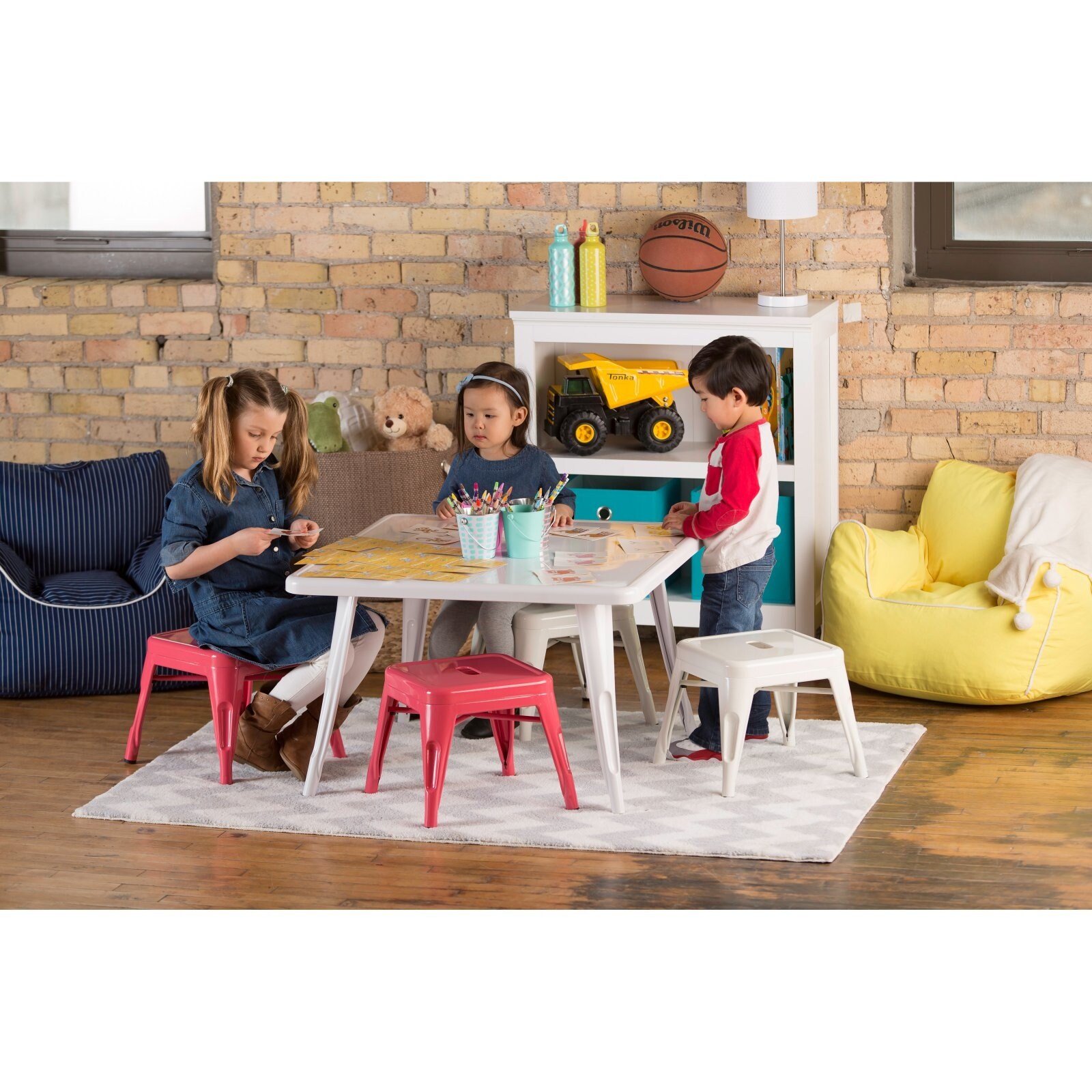 Kids metal stools outlet