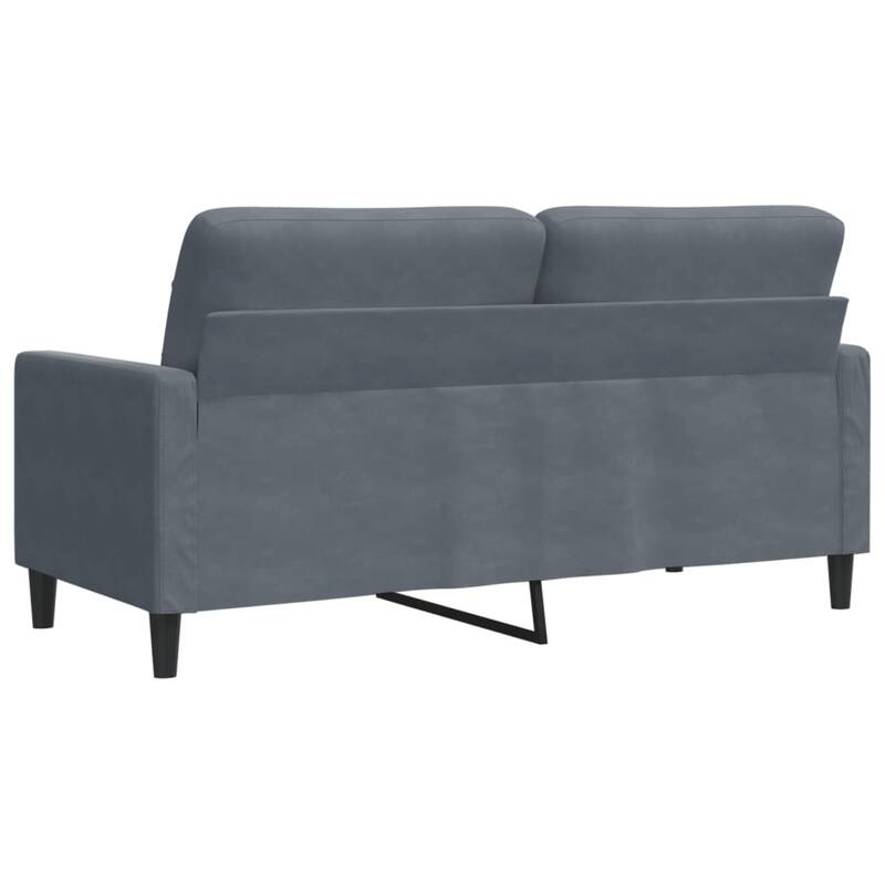 vidaXL Sofa Chair Leisure Upholstered Sofa Comfort Living Room Seating Velvet - 30.3 x 61.8 x 31.5 in