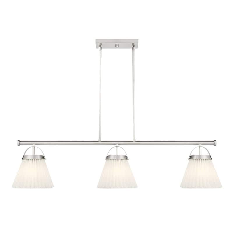 3-Light Linear Chandelier By Trade Winds