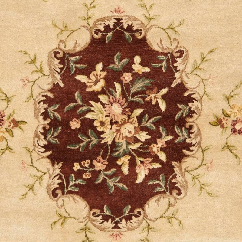 SAFAVIEH Handmade Bergama Achsah Oriental Hand-spun Wool Rug