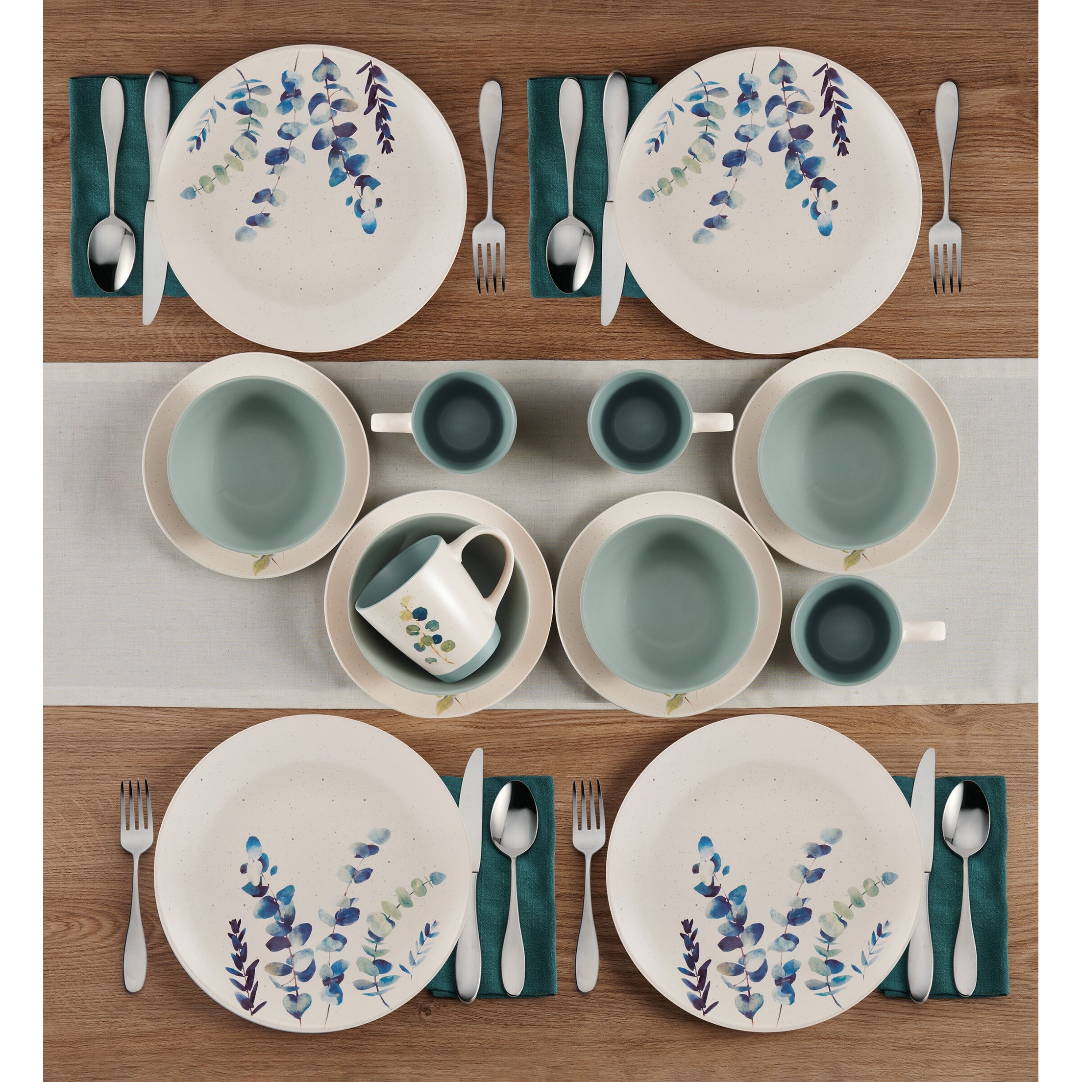 Pfaltzgraff Sawyer 16PC Dinnerware Set Service for 4