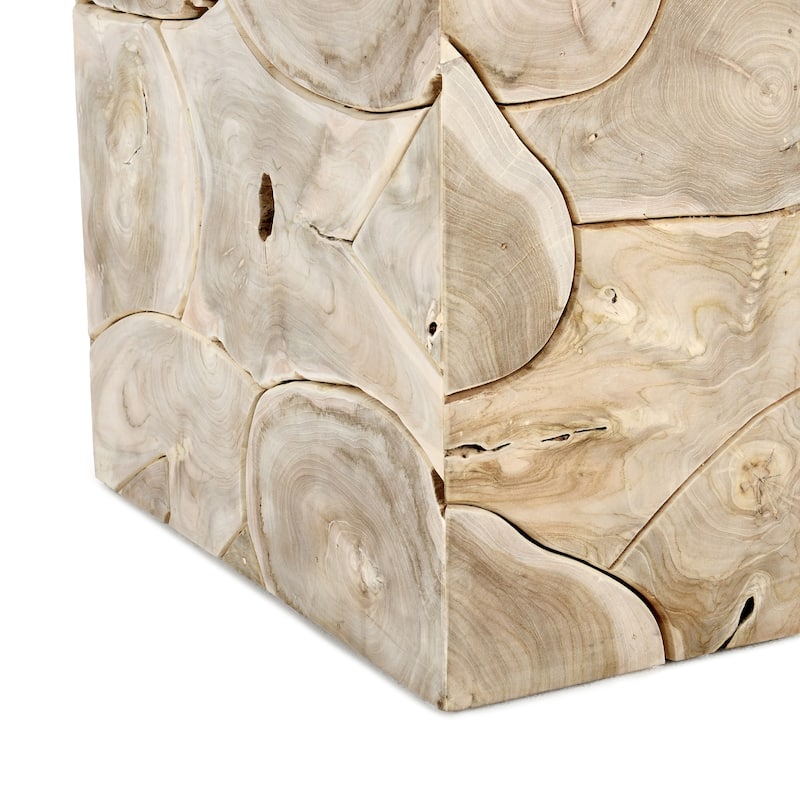 Classic Home Sorrento Teak Wood End Table