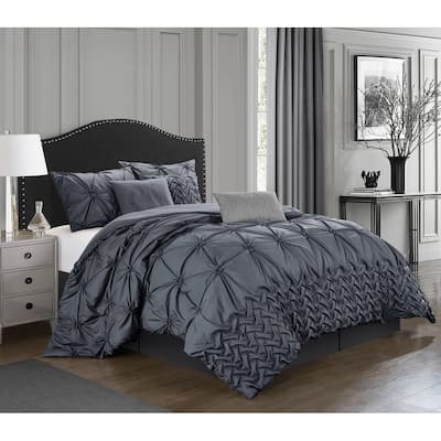 Nanshing Zalie Pleated 7-Piece Comforter Set