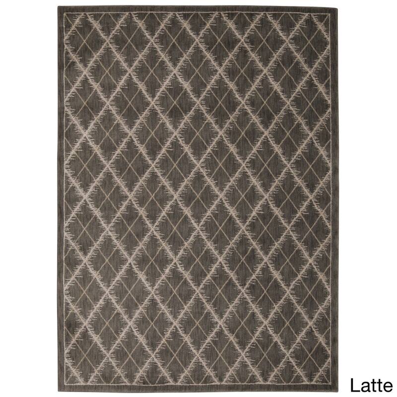 Nourison Tranquility Area Rug - 7' 9" x 10' 10" - Brown - Runner/Rectangle
