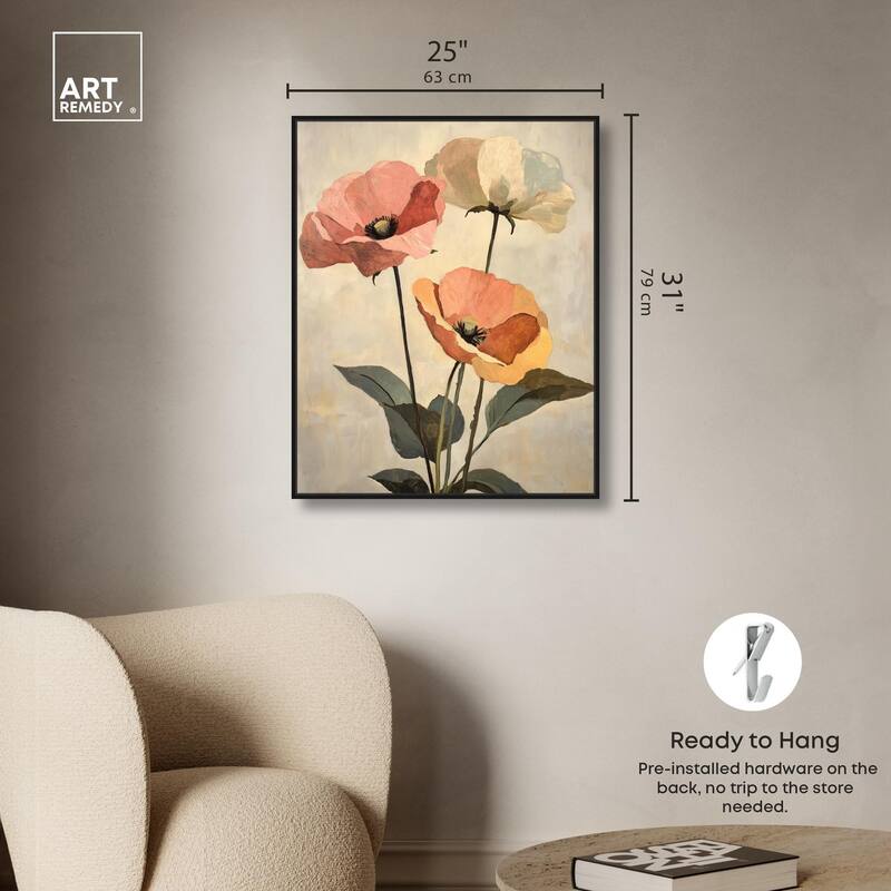 Blush and Ochre I Canvas by Art Remedy