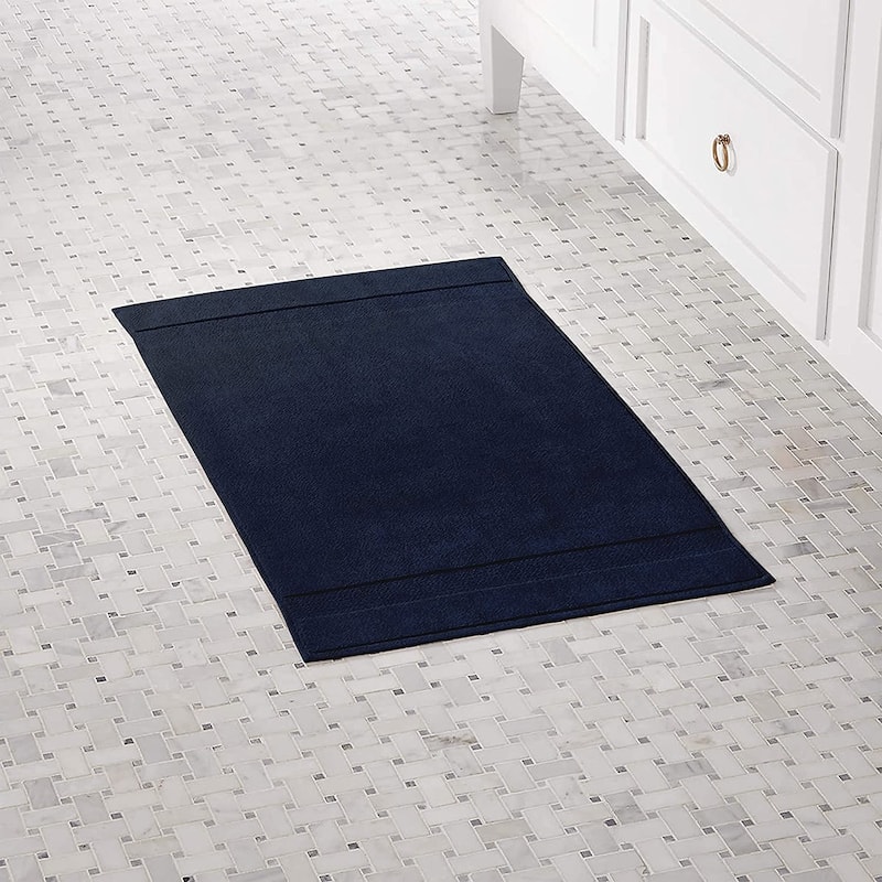 GOTS Certified Organic Cotton Feather Touch Quick Dry 900 GSM Bath Mat, 20"X33"