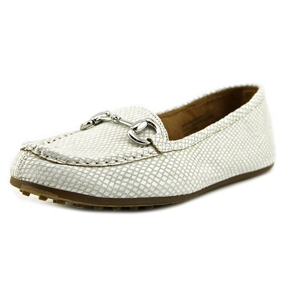 Aerosoles Drive Through Women Round Toe Canvas Nude Loafer