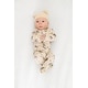 preview thumbnail 5 of 4, Breezy Bear Baby Footie Pajamas, 2-Way Zipper - Mighty Oak