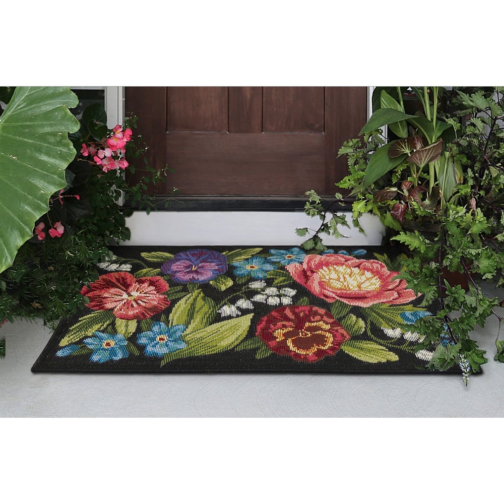 Liora Manne Esencia Secret Garden Indoor/Outdoor Mat