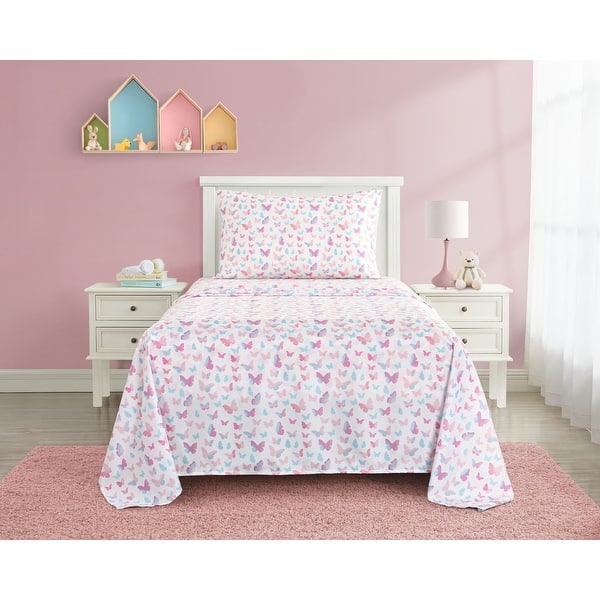 slide 2 of 6, Wonderflock 3-4pc Sheet Set
