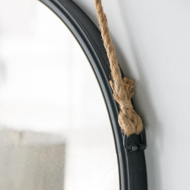 Round Metal Wall Mirror
