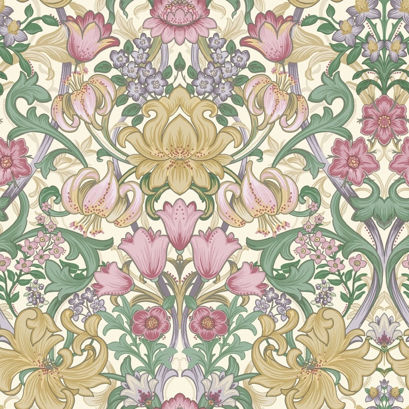 Fleurmont Floral Tapestry Non-Pasted Wallpaper - Covers 56 Square Feet