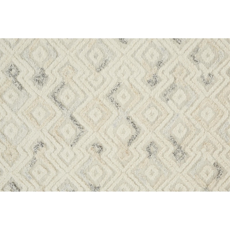 Zuci Geometric Stain Resistant Area Rug By HomeRoots - 2' x 3'