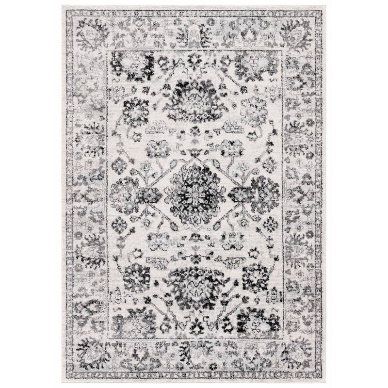 SAFAVIEH Tulum Mabli Bohemian & Eclectic Rug - 4' x 6' - Ivory/Black