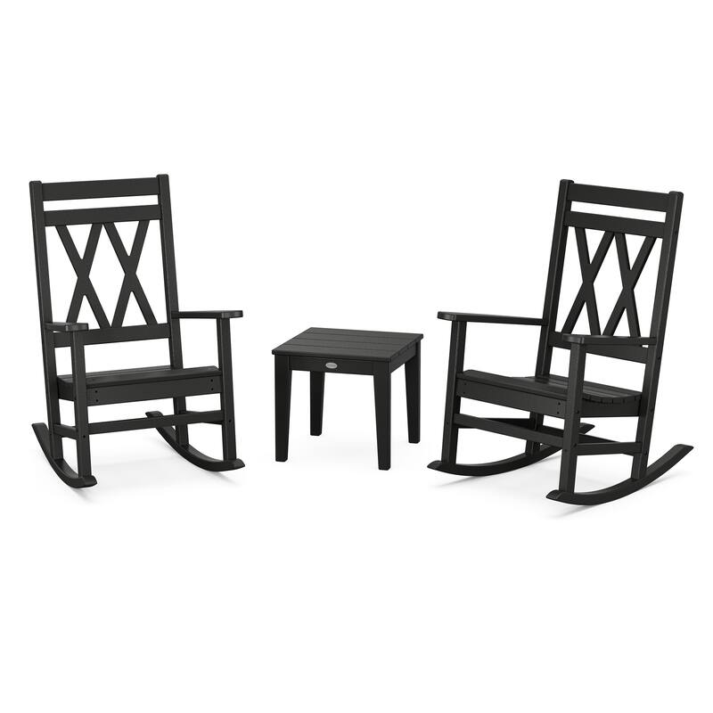 POLYWOOD Canyon 3-Piece Rocking Chair Set