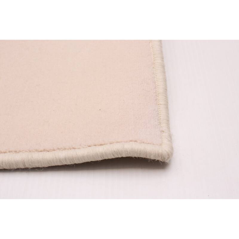 ECARPETGALLERY Machine Woven Lotus Mod Ivory Polypropylene Rug - 6'0 x 9'0
