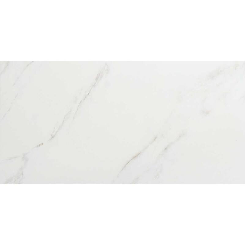 The Tile Life Huntington 24x48 White Porcelain Floor & Wall Tile