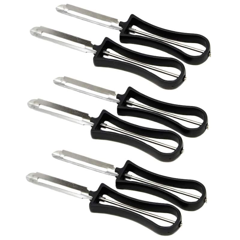 Chef Craft 2pc Classic Stainless Steel Blade Potato / Vegetable Peeler Set - 3 Sets