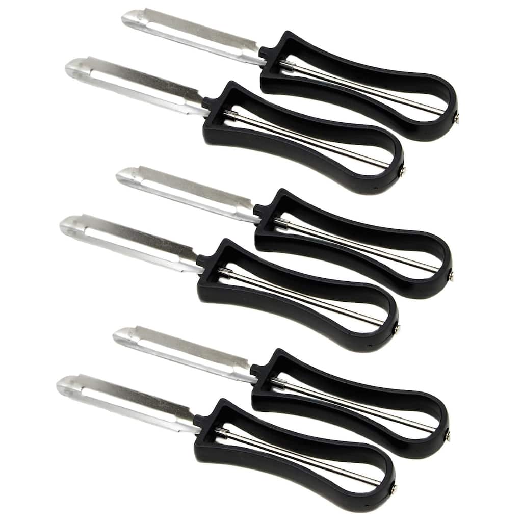 Chef Craft 2pc Classic Stainless Steel Blade Potato / Vegetable Peeler Set