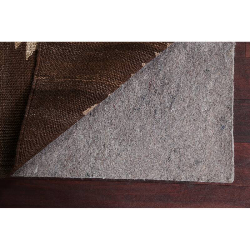 Natural Dye Tribal Geometric Oriental Kilim Area Rug Wool Flat-woven - 4'10" x 6'7"