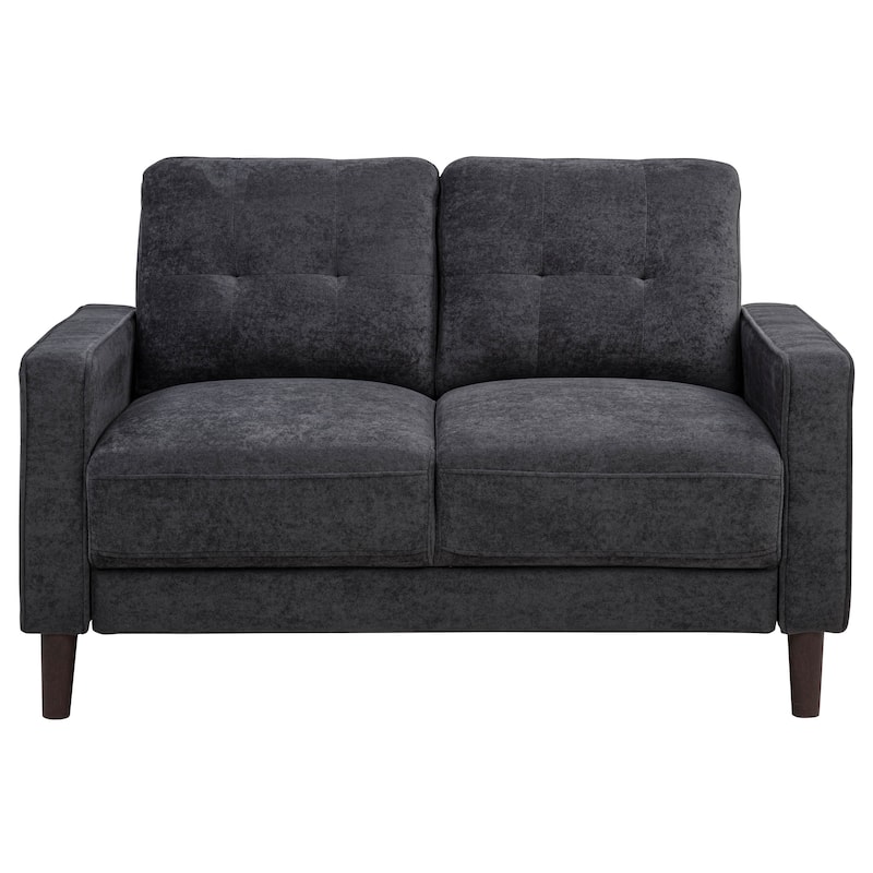 Bowen II Fabric Upholstered Track Arm Loveseat