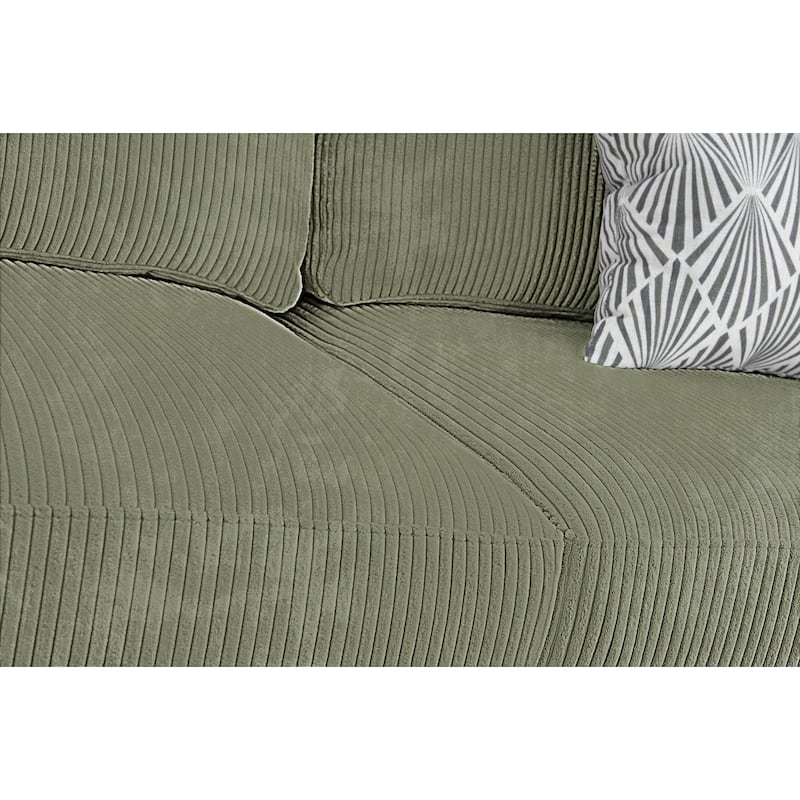13 PCS Corduroy Flexible Combination Sectional Sofa
