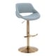 preview thumbnail 90 of 144, Silver Orchid Svellingen Adjustable Bar Stool with Rounded T Footrest - Set of 2
