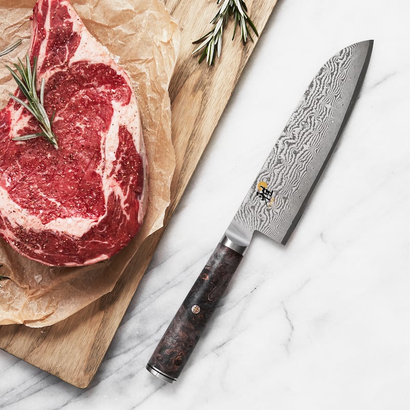 MIYABI Black 5000MCD67 Santoku Knife