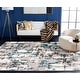 preview thumbnail 61 of 84, SAFAVIEH Skyler Roumpini Modern Abstract Rug