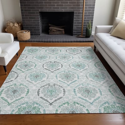 Premium Washable Super Soft Chic Medallions Mayfield Rug